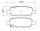 Tarox Bremsbeläge Hinterachse passend für Infiniti FX, Infiniti M, Infiniti Q50, Infiniti Q60 & Nissan Murano