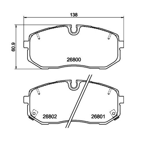 Tarox Bremsbeläge Vorderachse passend für Hyundai i20 (BC3)