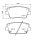 Tarox Bremsbeläge Hinterachse passend für Hyundai i30 (PD) & Hyundai Veloster (JS)