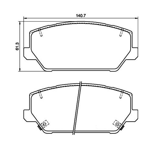 Tarox Bremsbeläge Vorderachse passend für Hyundai i30 (PD) & Hyundai Veloster (JS)
