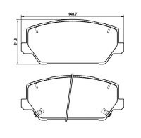 Tarox Bremsbeläge Vorderachse passend für...