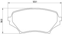 Tarox Bremsbeläge Vorderachse passend für Mazda...