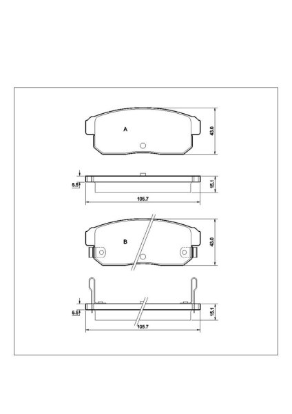 Tarox Bremsbeläge Hinterachse passend für Mazda RX8