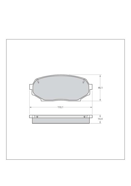 Tarox Bremsbeläge Vorderachse passend für Mazda MX5 Mk1/2