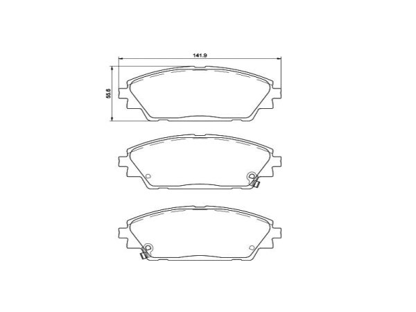 Tarox Bremsbeläge Vorderachse passend für Mazda 3 (BM/BN)