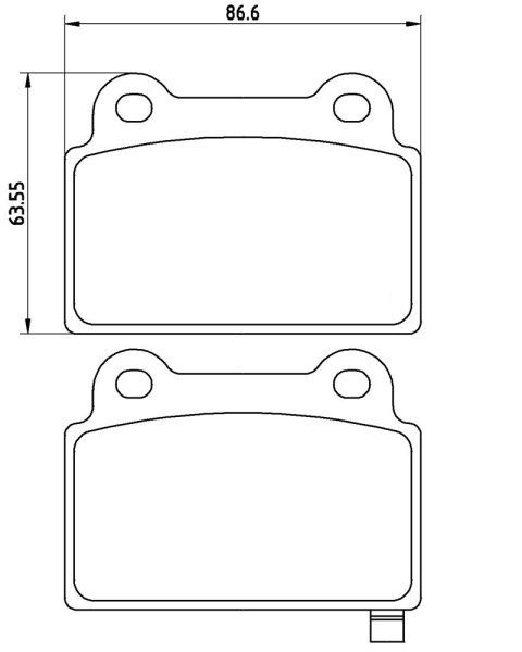 Tarox Bremsbeläge Hinterachse passend für Mitsubishi Lancer Evolution X 2.0 Turbo