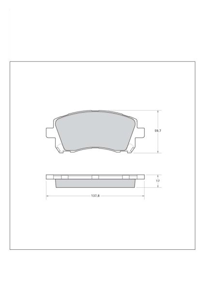 Tarox Bremsbeläge Vorderachse passend für Subaru Forester & Subaru Impreza