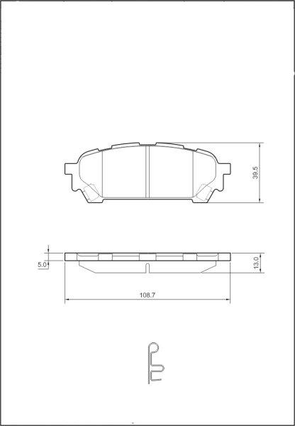 Tarox Bremsbeläge Hinterachse passend für Subaru Impreza