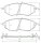 Tarox Bremsbeläge Vorderachse passend für Subaru BRZ, Subaru Forester, Subaru Impreza, Subaru Legacy IV, Subaru Outback, Subaru Tribeca
