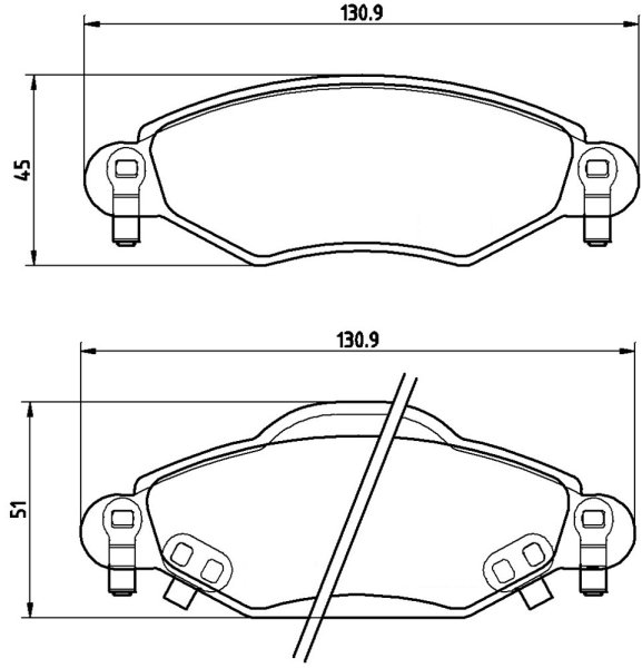 Tarox Bremsbeläge Vorderachse passend für Toyota Yaris