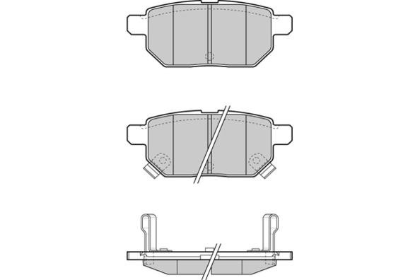Tarox Bremsbeläge Hinterachse passend für Aston Martin Cygne & Toyota iQ