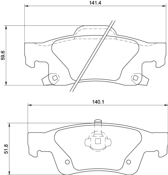 Tarox Bremsbeläge Hinterachse passend für Jeep Grand Cherokee Mk4