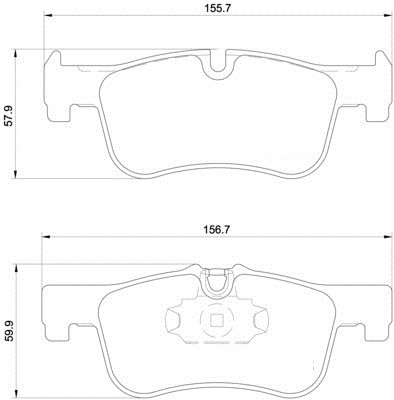 Tarox Bremsbeläge Vorderachse passend für BMW 1er (F20/F21), BMW 2er (F22/F23), BMW 3er Touring (F31)