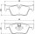 Tarox Bremsbeläge Hinterachse passend für BMW 1er (F20/F21), BMW 3er (F30/F35/F80), BMW 3er Touring (F31), BMW 4er (F32/F33/F82)