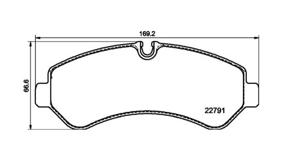 Tarox Bremsbeläge Hinterachse passend für Mercedes Sprinter (907/910)