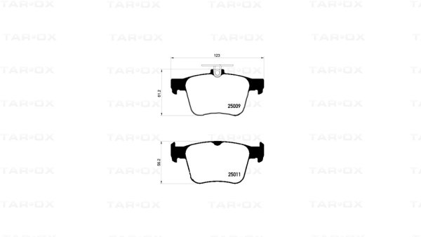 Tarox Bremsbeläge Hinterachse passend für Audi, Cupra, Seat, Skoda & VW