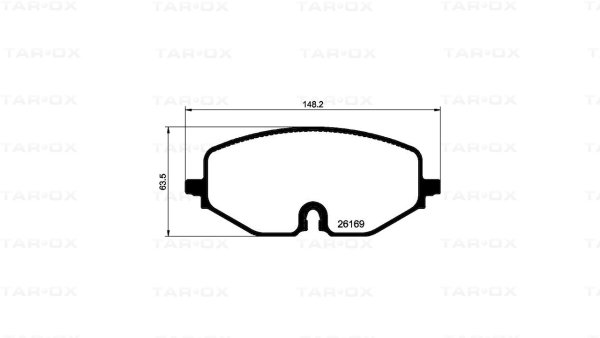 Tarox Bremsbeläge Vorderachse passend für VW Golf Mk8 (CD1)