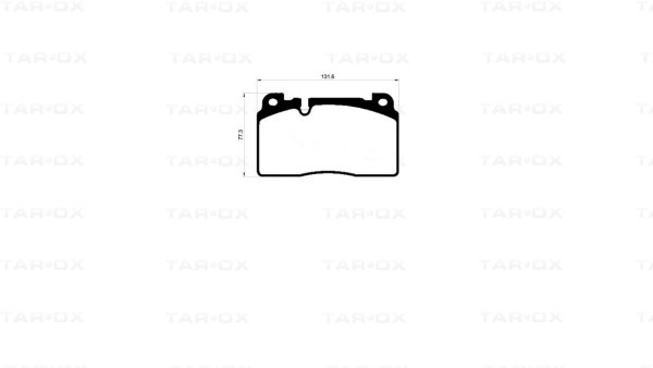 Tarox Bremsbeläge Vorderachse passend für Audi A6 quattro (C7), Audi Q5 (8R), Porsche Macan